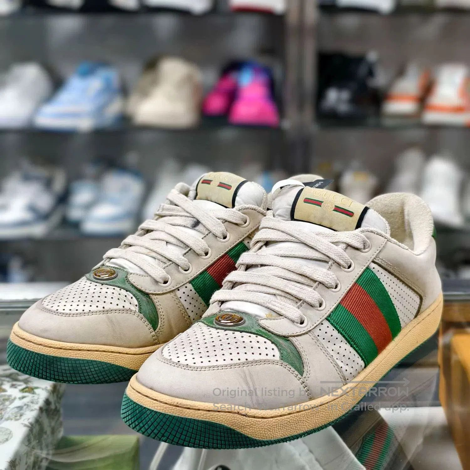 Gucci gucci distressed sneakers size 8 for men. Size US 10 / EU 43 - 2 Thumbnail
