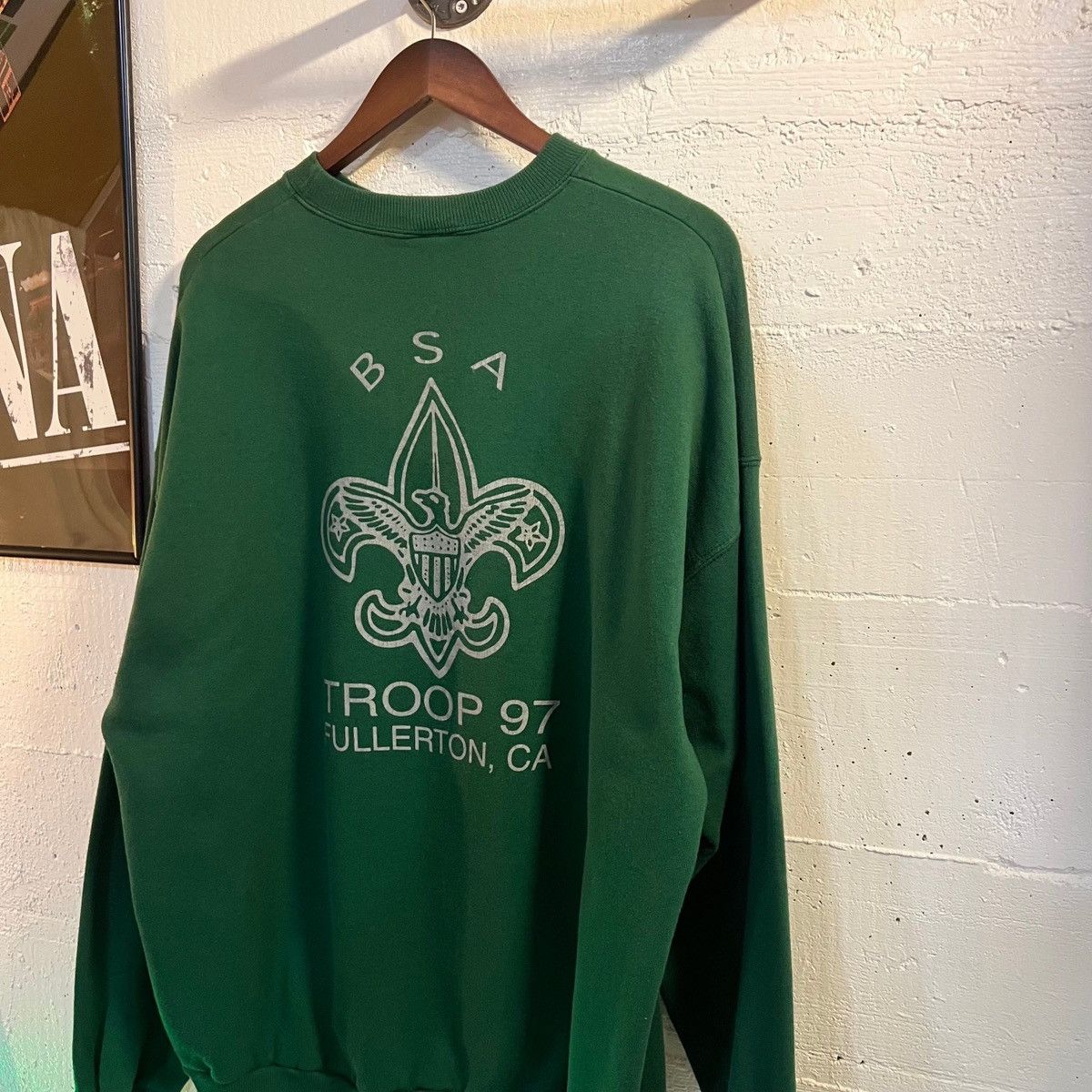Hanes Vintage Boy Scouts ‘Troop 97’ Crewneck Sweatshirt Size US XXL / EU 58 / 5 - 8 Thumbnail