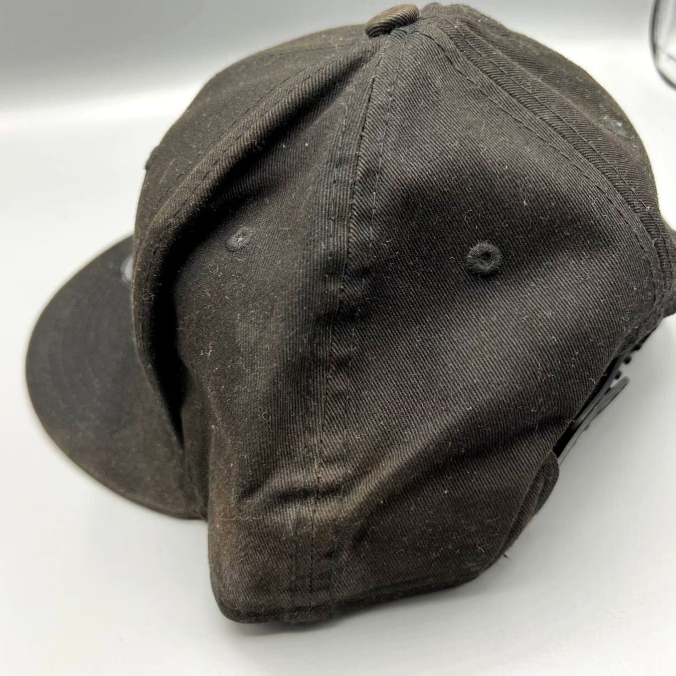New Era New Era Tastebuds Hat Men Black 9Fifty Snapback Cap adjustable Cotton Canvas Logo Sports Crew Mens Size ONE SIZE - 8 Thumbnail