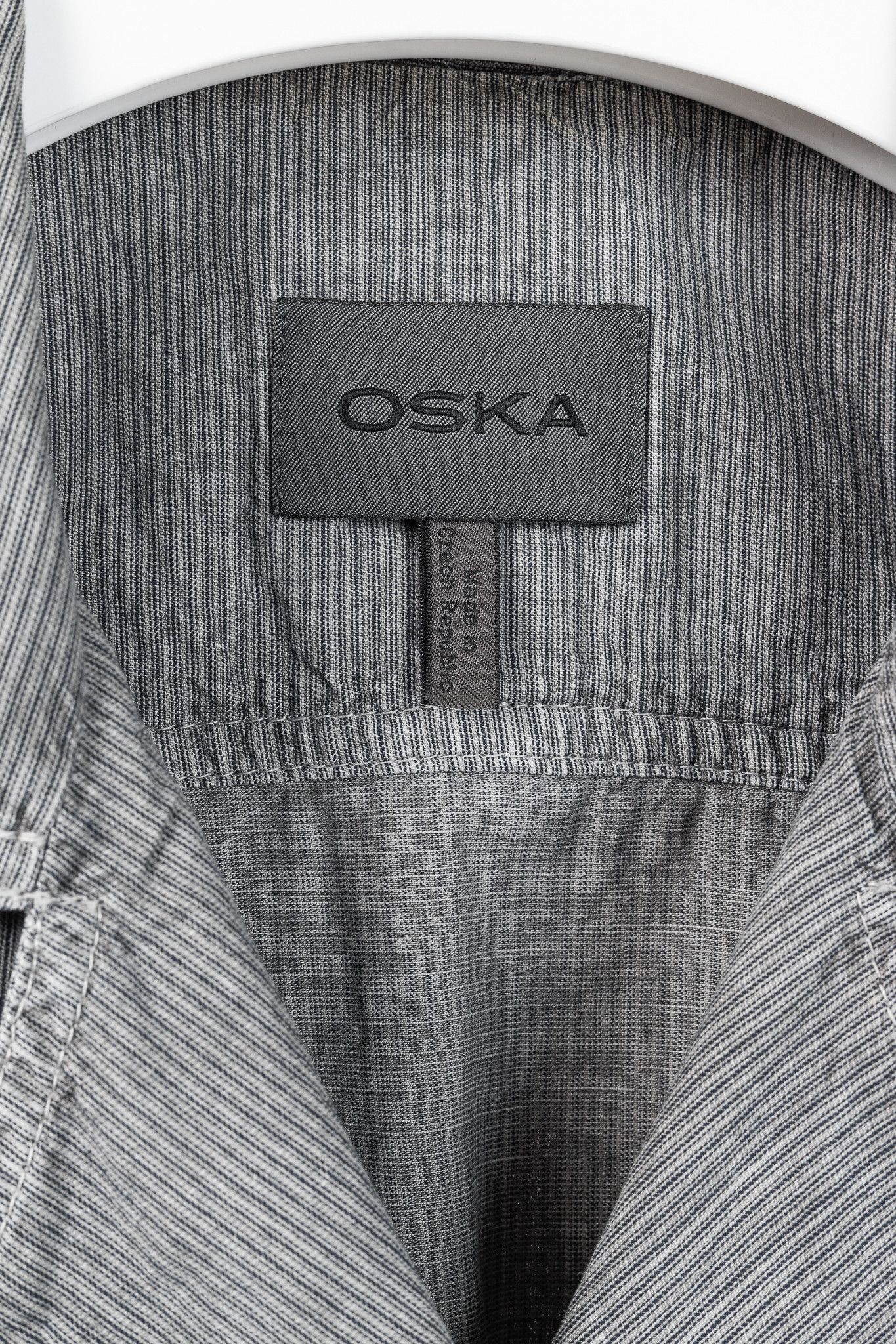 Other Oska Grey Black Stripes Asymmetrical Closure Box Soft Vest Size M / US 6-8 / IT 42-44 - 6 Thumbnail