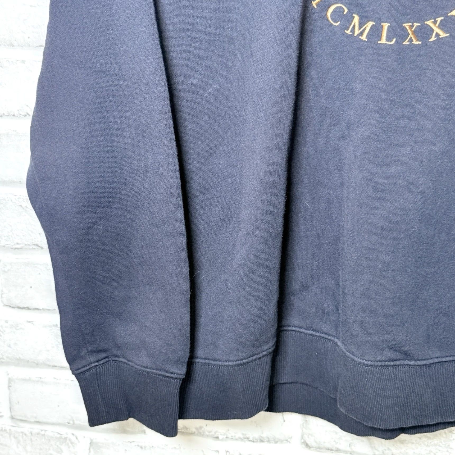 Tommy Hilfiger Tommy Hilfiger Sweatshirt Dark Blue City New York City Graphic Cotton Blend L Womens Sweater Size L / US 10 / IT 46 - 3 Thumbnail
