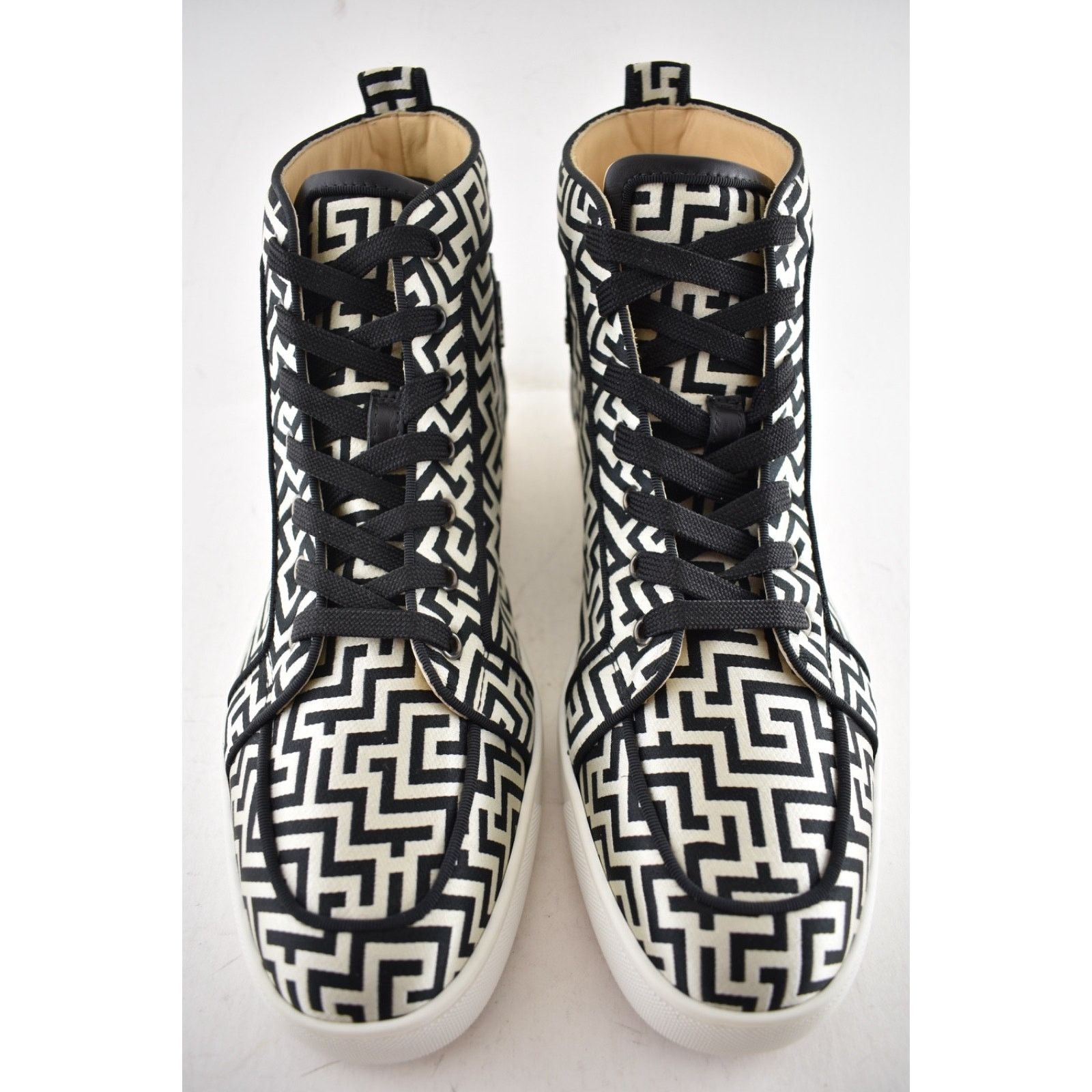 Christian Louboutin Christian Louboutin Mens Rantus Orlato Flat Tissu Black Size US 11 / EU 44 - 6 Thumbnail