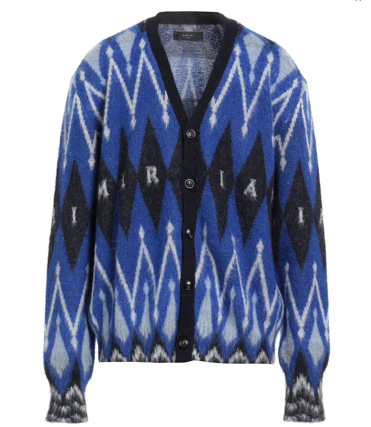 Amiri Mike Amiri alpaca wool cardigan long sleeve sweater designer Size US L / EU 52-54 / 3 - 3 Thumbnail