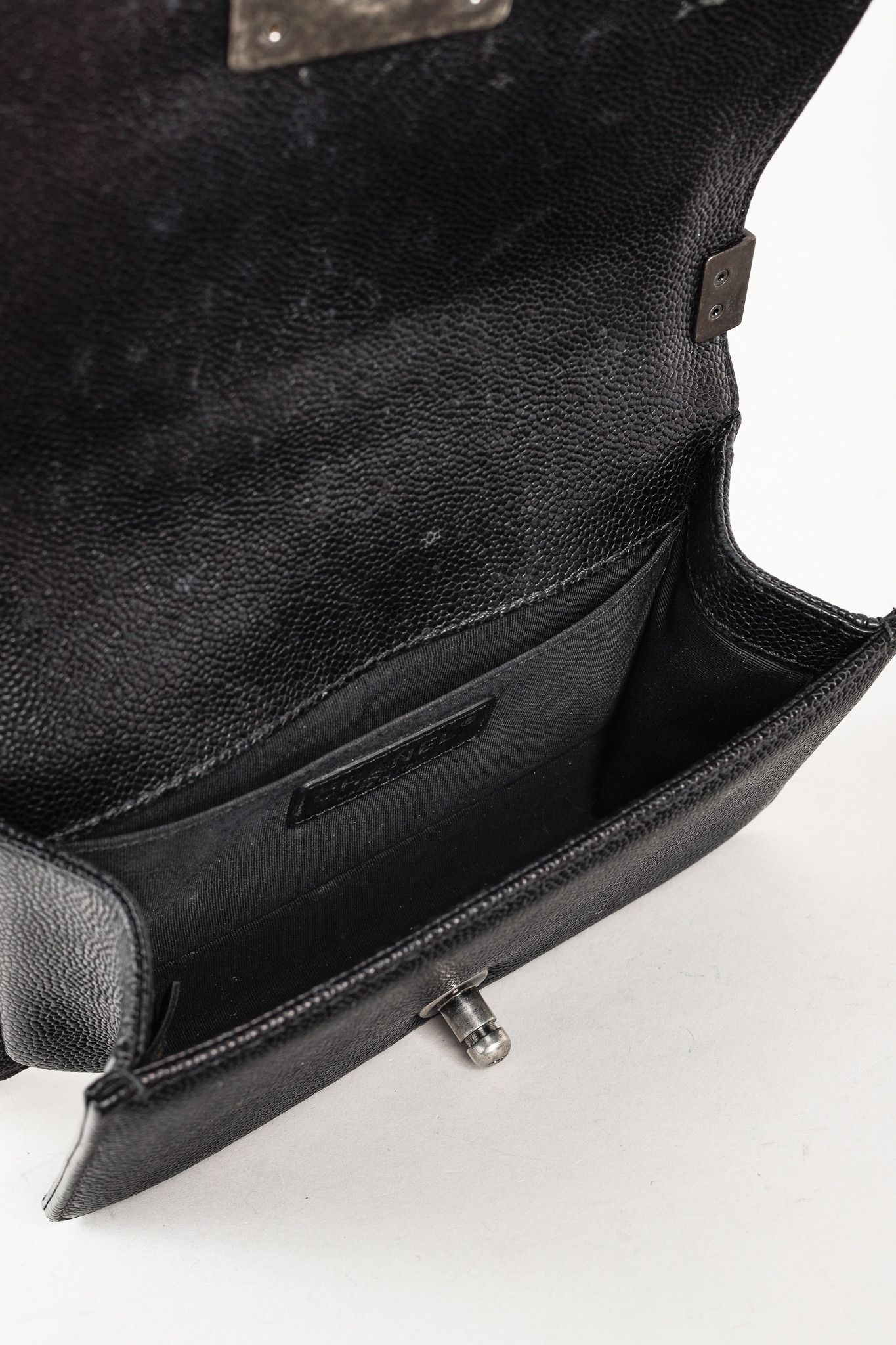 Chanel Chanel Small Boy Black Caviar Quilted Shoulder Bag Size ONE SIZE - 10 Thumbnail