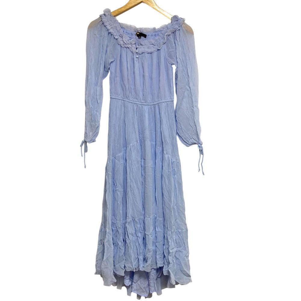 Maje maje maje Chiffon Maxi Dress Textile Dresses MFPRO03941 DUTY FREE for USA Size ONE SIZE - 1 Thumbnail