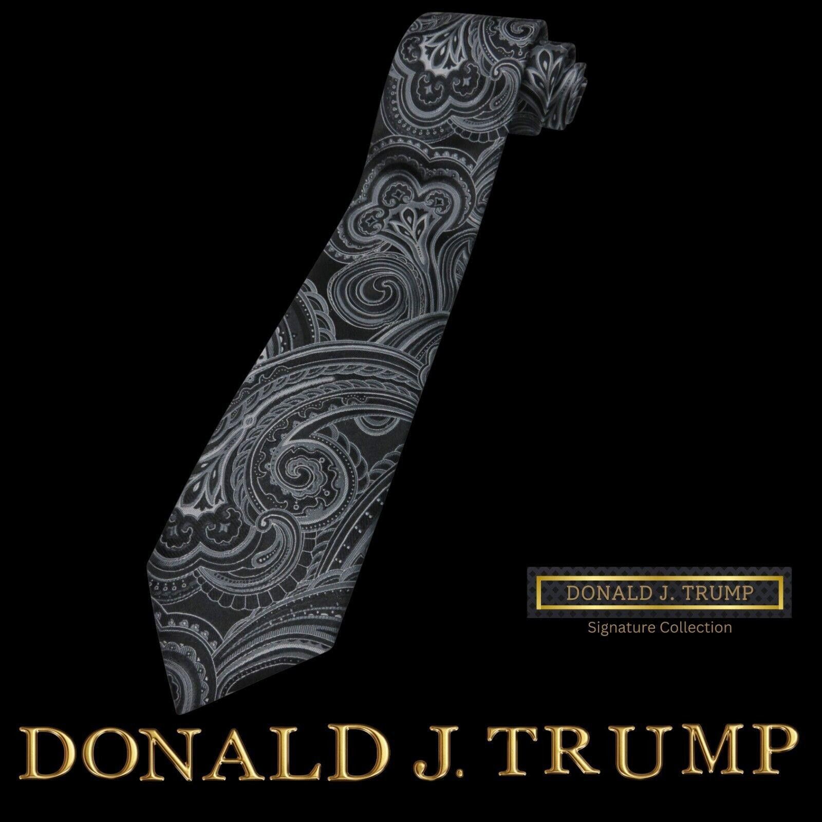 Designer Donald J. Trump Signature Collection Necktie Paisley NEW Size ONE SIZE - 1 Thumbnail