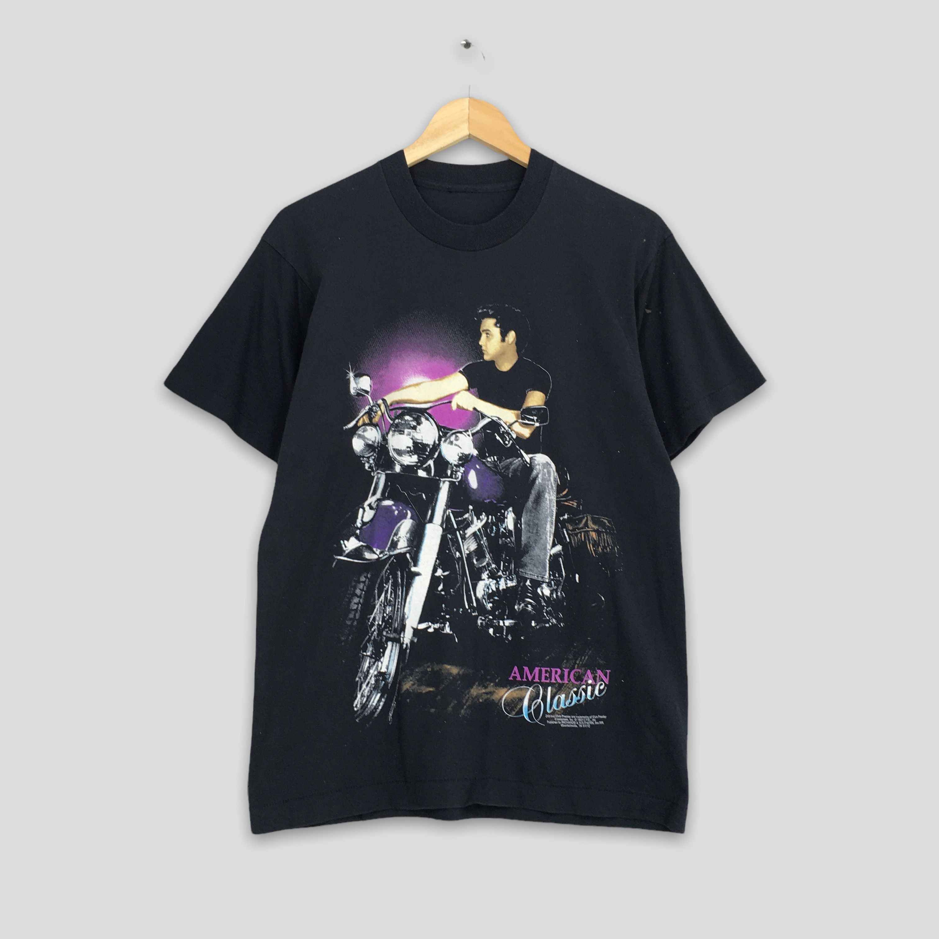 Band Tees × Vintage Vintage Elvis Presley King Of Rock And Roll Tshirt Medium Size US M / EU 48-50 / 2 - 1 Thumbnail