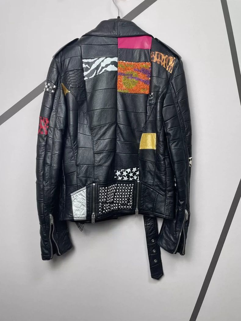 Saint Laurent Paris Saint Laurent Paris Multi element splicing leather jacket-2 Size US S / EU 44-46 / 1 - 2 Thumbnail