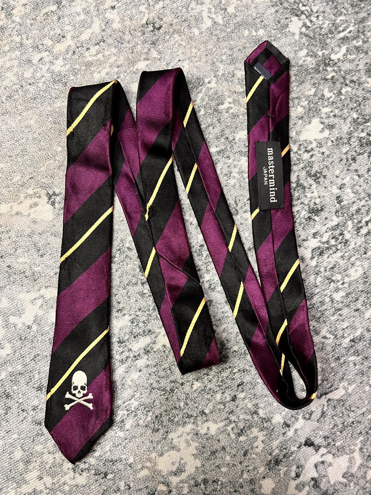 Mastermind Japan Mastermind Japan Distressed Silk Tie Size ONE SIZE - 2 Thumbnail