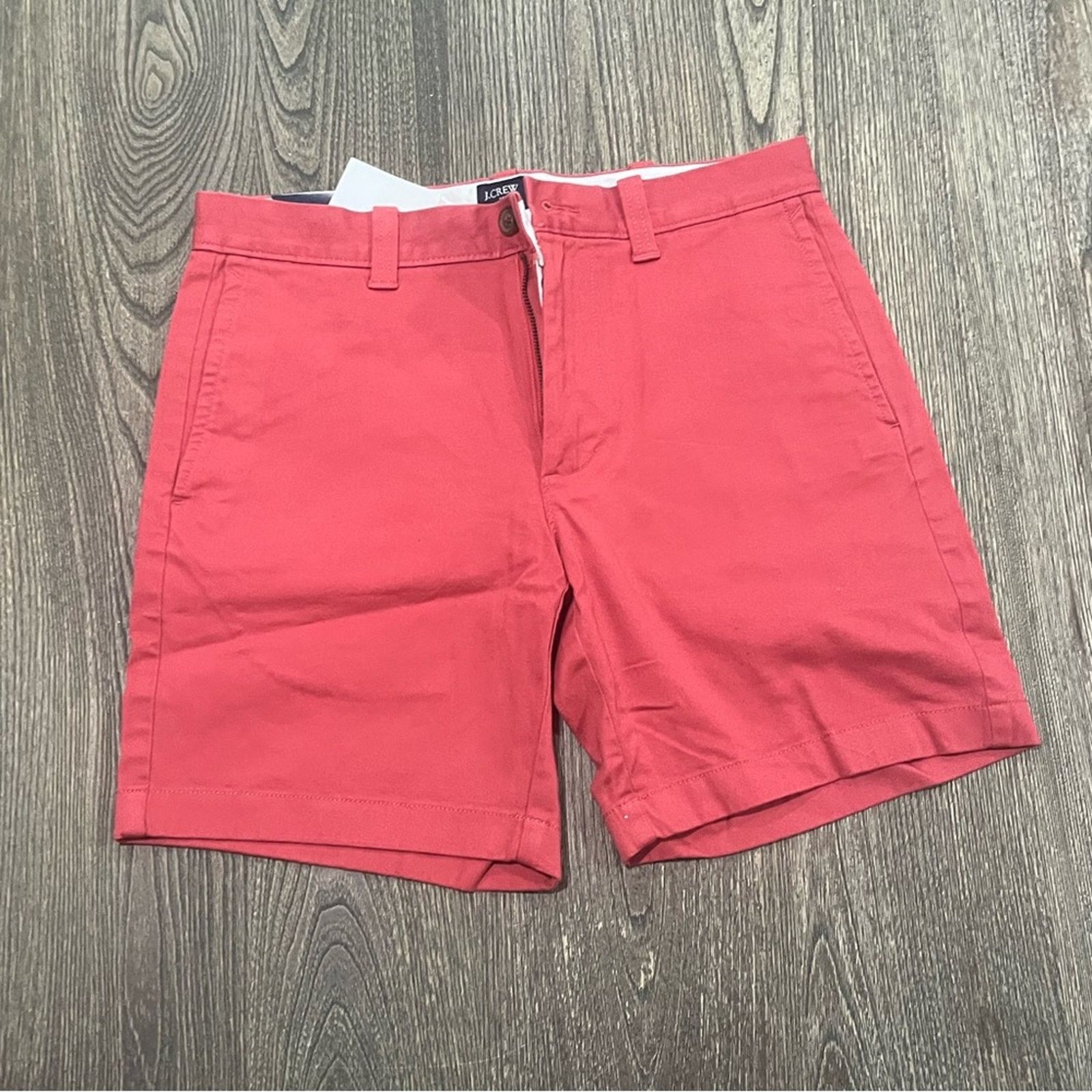 Vintage NWT J Crew Shorts 7" Flex Chino Flat Front Burnished Size 29 Size 29" - 1 Thumbnail