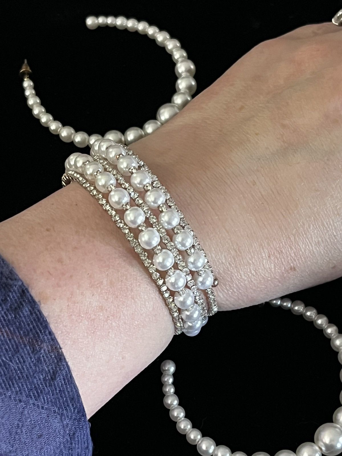 Other NWOT Classic Radiance: Pearl & Rhinestone Jewelry Set Size ONE SIZE - 1 Thumbnail