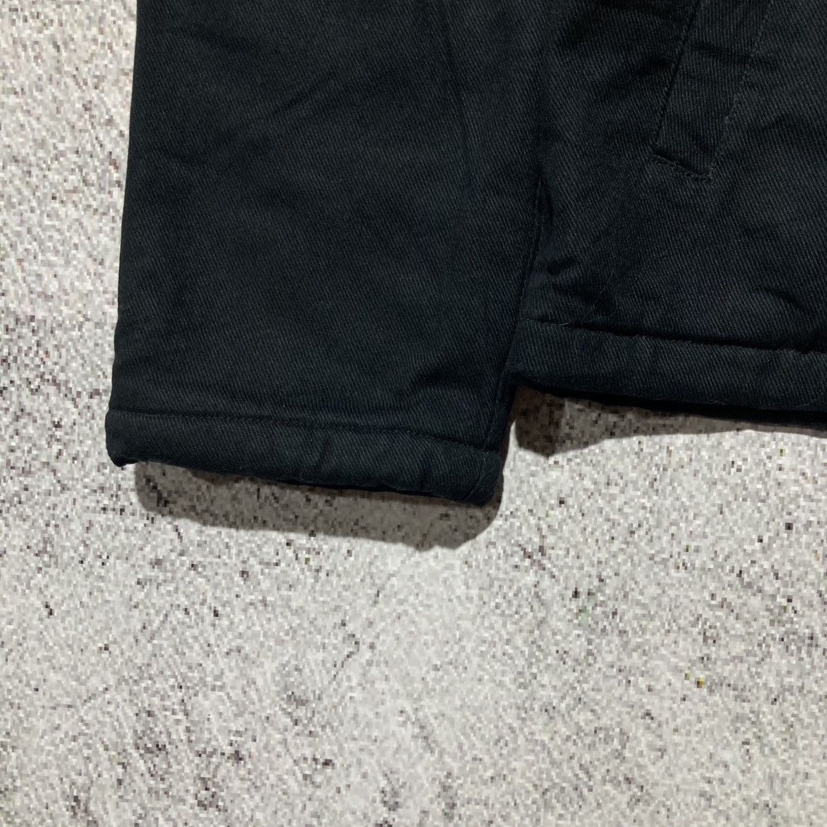 Japanese Brand 2000s CocoLulu Canvas Fur Work Jacket Black Punk Style Size US M / EU 48-50 / 2 - 11 Thumbnail