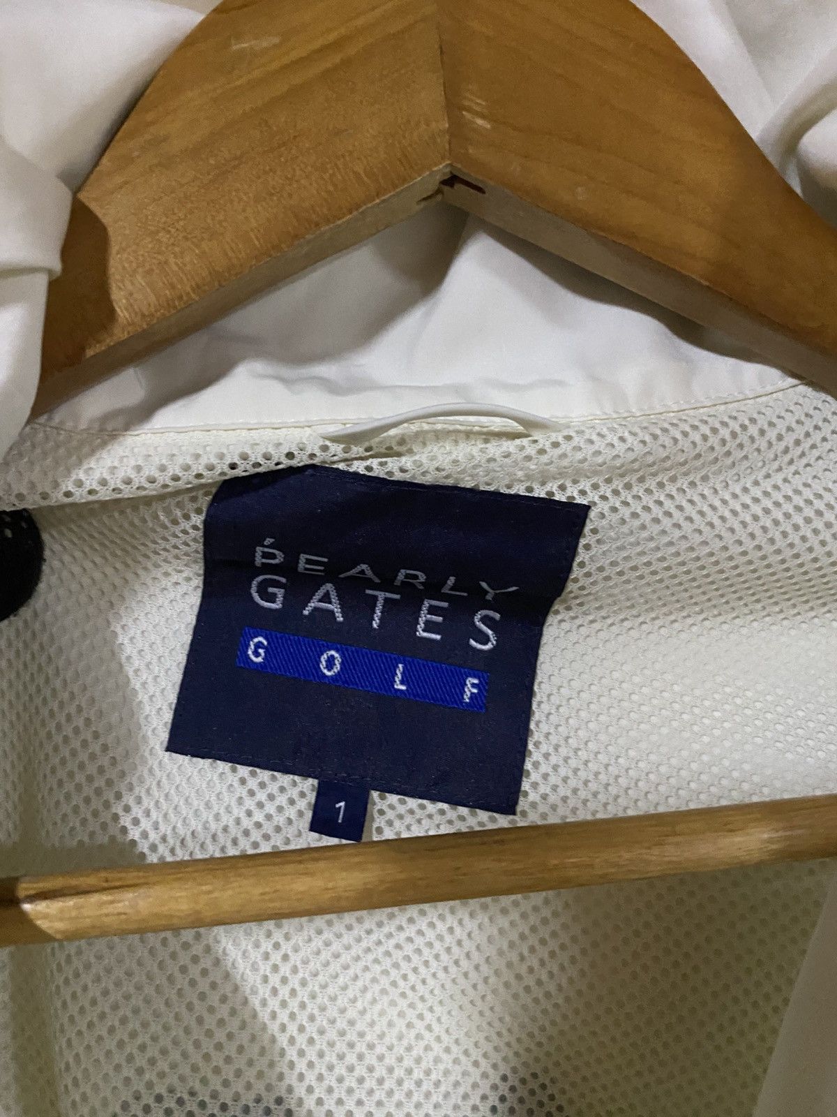 Vintage Vintage Pearly Gates Golf Hooded Jacket White Japan Style Size US S / EU 44-46 / 1 - 6 Thumbnail