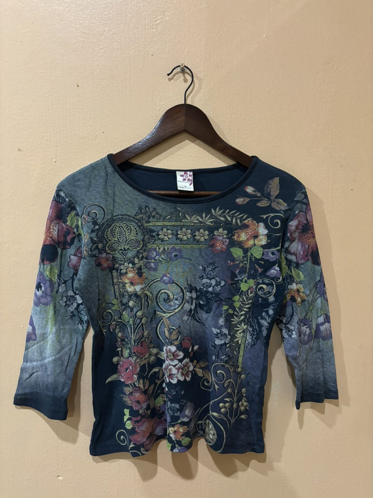 Vintage Marietta Floral Shirt Size M / US 6-8 / IT 42-44 - 1 Thumbnail