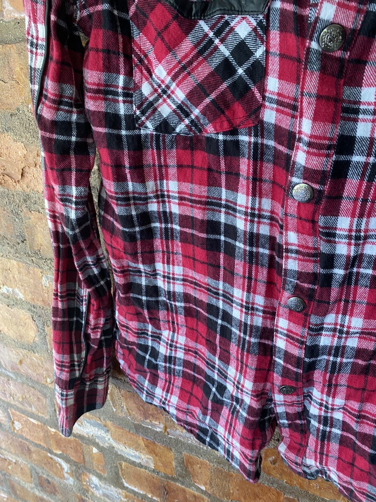 In The Attic × Japanese Brand × PPFM Iconic Red checked punk zipper Size US S / EU 44-46 / 1 - 10 Thumbnail