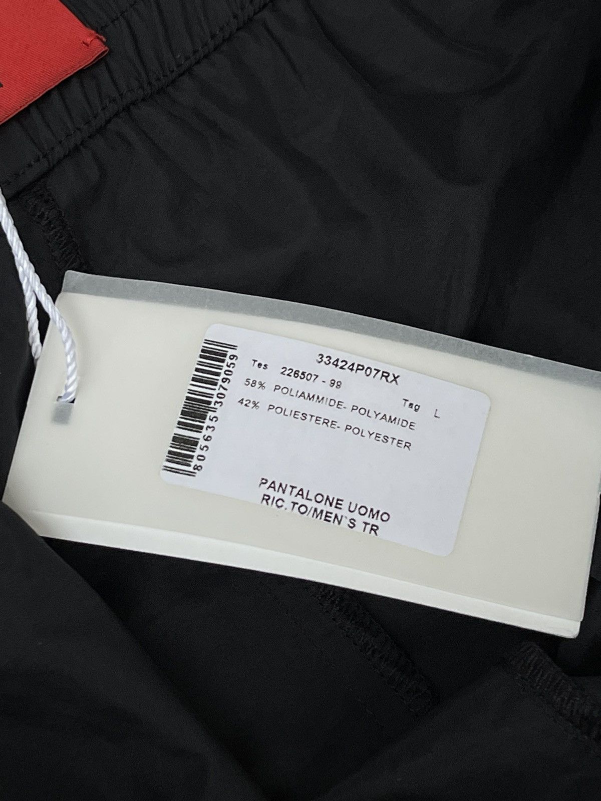 424 !DS! FW22 424 On Fairfax Logo Patched Black Track Pants Size US 36 / EU 52 - 22 Thumbnail
