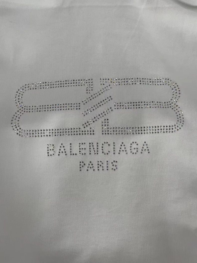 Balenciaga Balenciaga Solid Logo print hooded sweatshirt Size US L / EU 52-54 / 3 - 3 Thumbnail