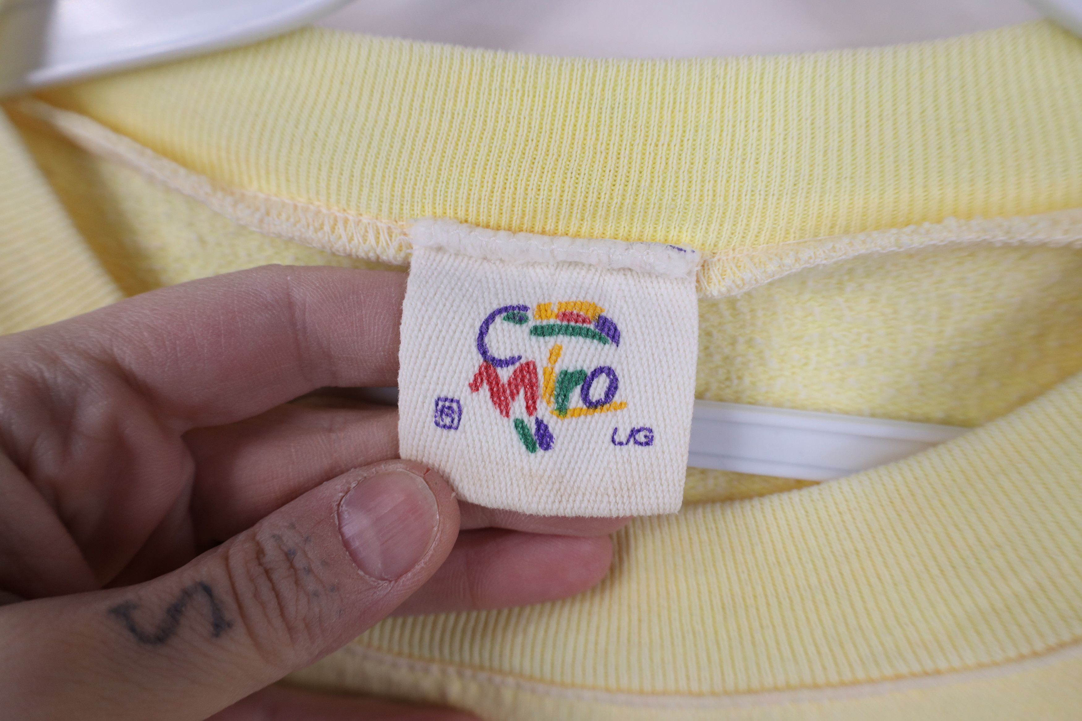 Vintage Vintage 90s Miro Cozumel Pigment Dye Toucan Sweatshirt Size L / US 10 / IT 46 - 9 Thumbnail