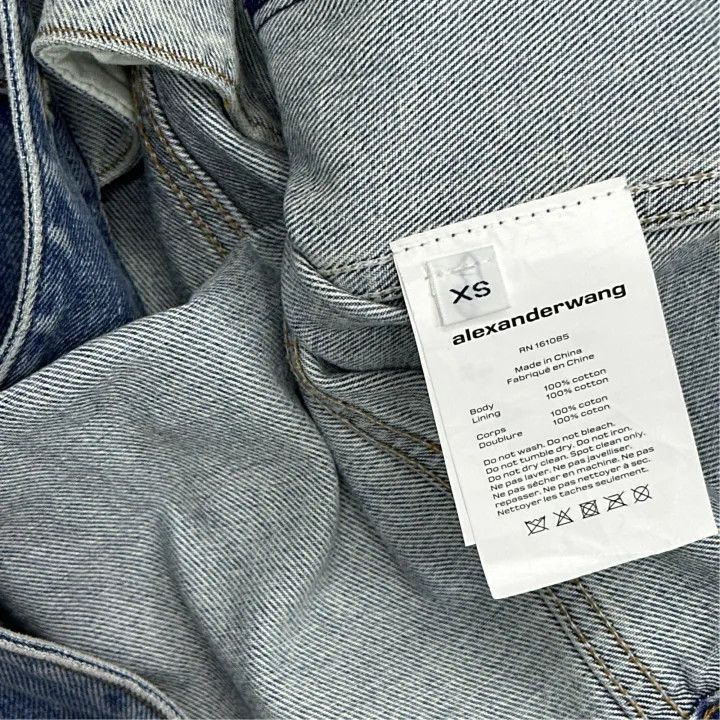 Alexander Wang Alexander Wang Blue Denim Vest for Women - Size XS / US 0-2 / IT 36-38 - 3 Thumbnail