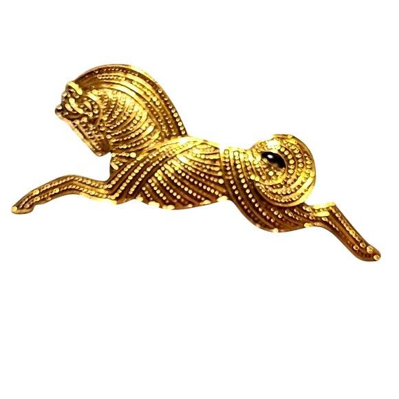 Other Brass Horse Brooch Full of Texture, Beauty, Craftsmanship an Size ONE SIZE - 4 Thumbnail