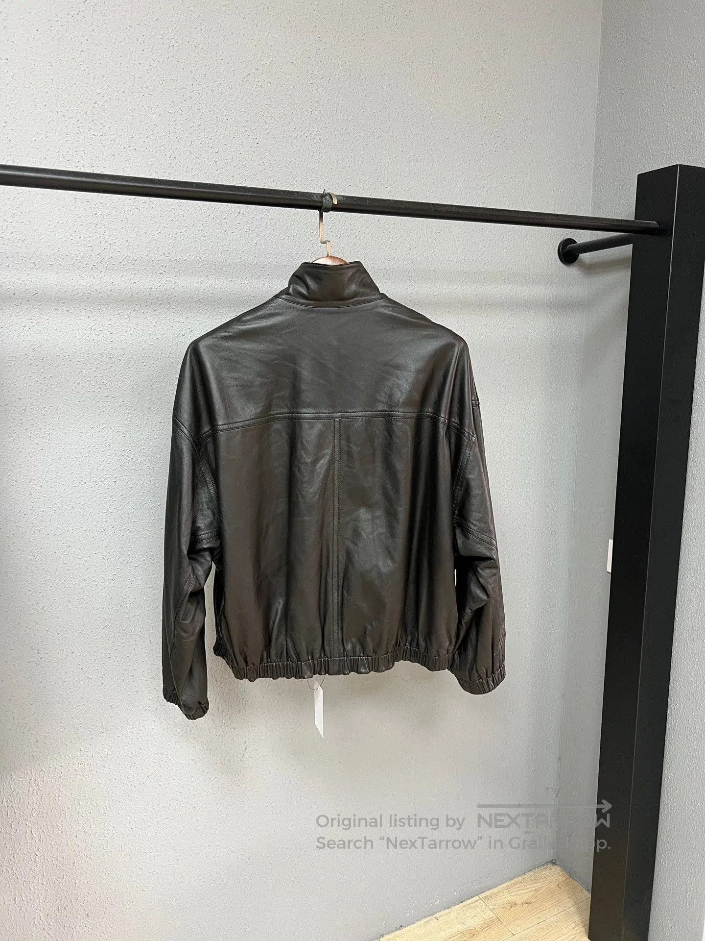 Lemaire Lemaire Stand Collar Leather Jacket. Size US M / EU 48-50 / 2 - 2 Thumbnail