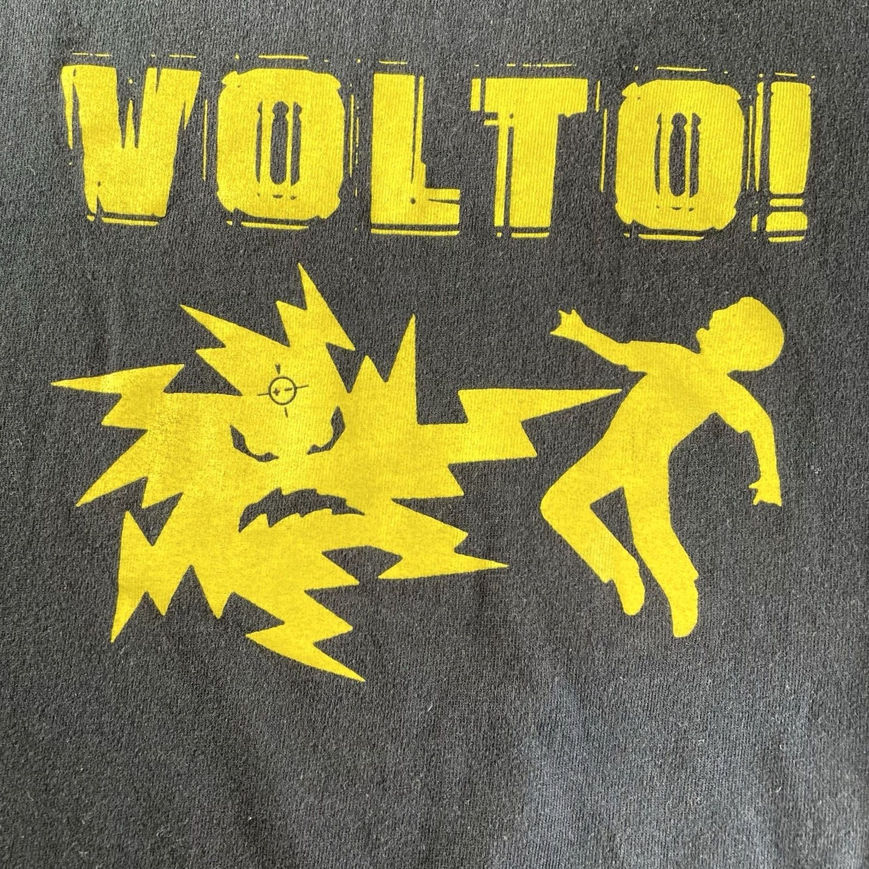 Gildan VINTAGE Volto Shirt Mens M Long Sleeve Crew Neck Graphic Print 2003 Jam Rock Los Angeles Gildan Black Cotton Size US M / EU 48-50 / 2 - 2 Thumbnail