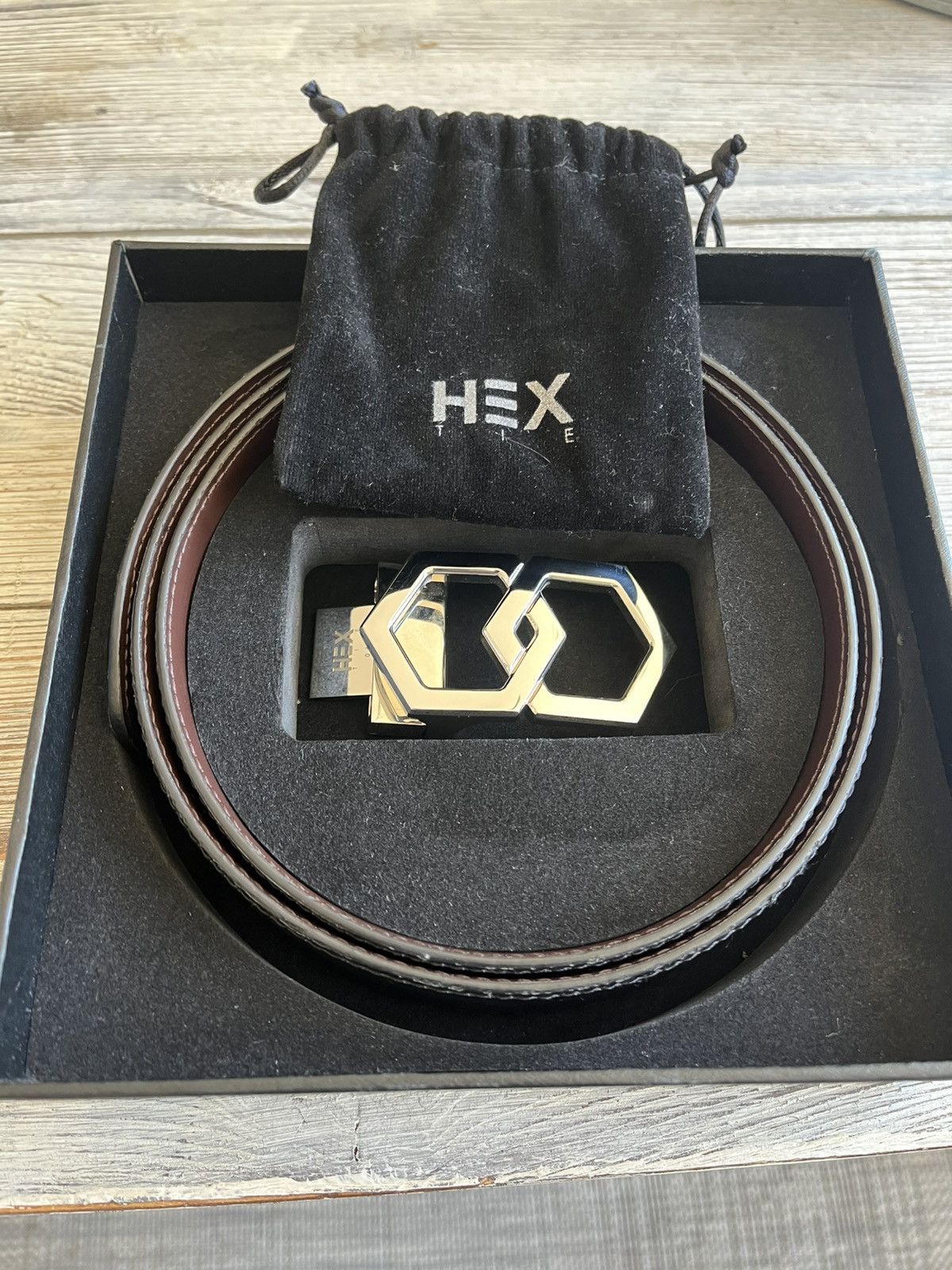 Other Men’s Hex-tie Belt Size 42 - 2 Thumbnail