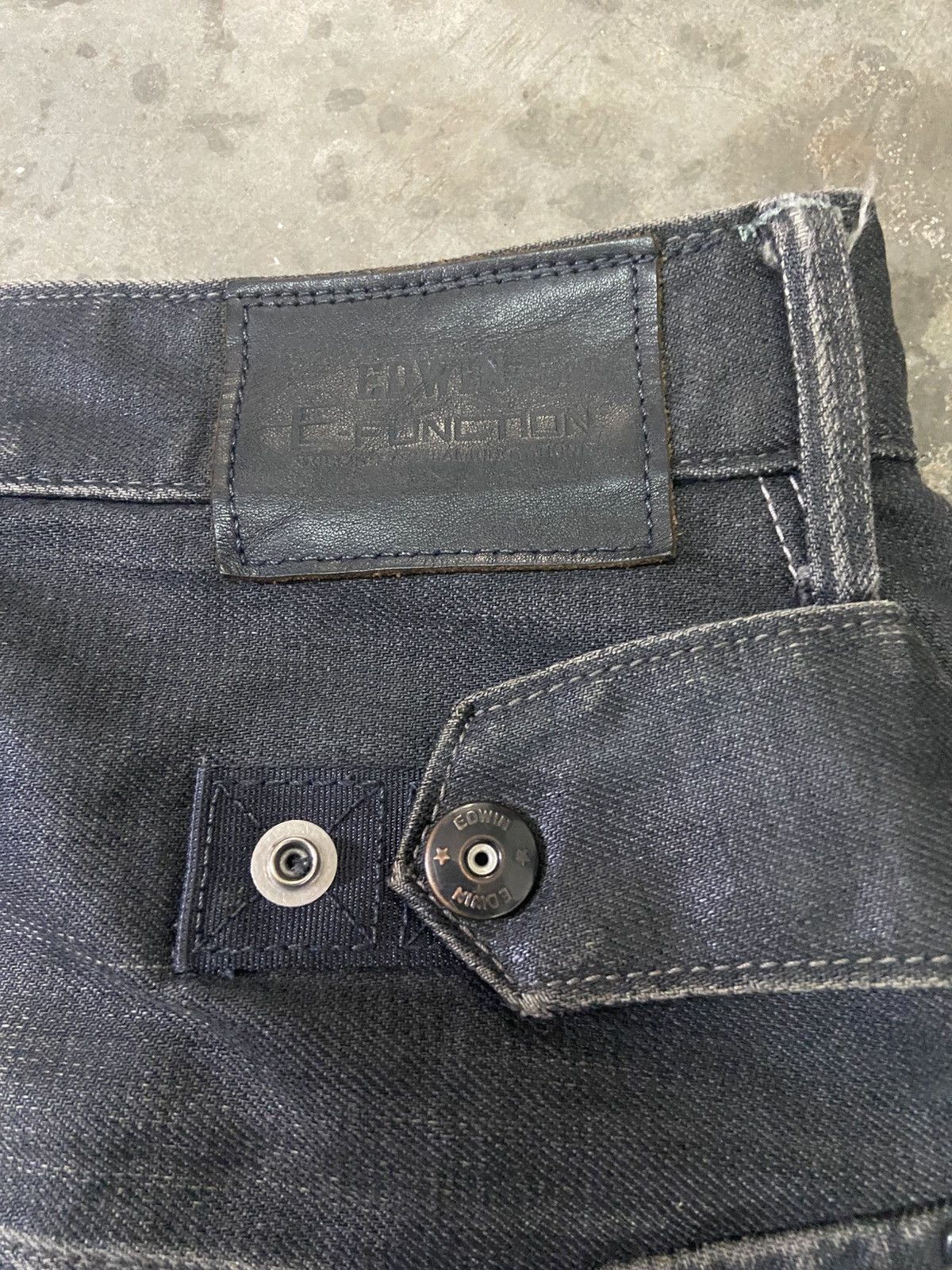 Edwin × Japanese Brand Edwin E-Function Type EF503 Banana Cut Denim Size US 34 / EU 50 - 15 Thumbnail