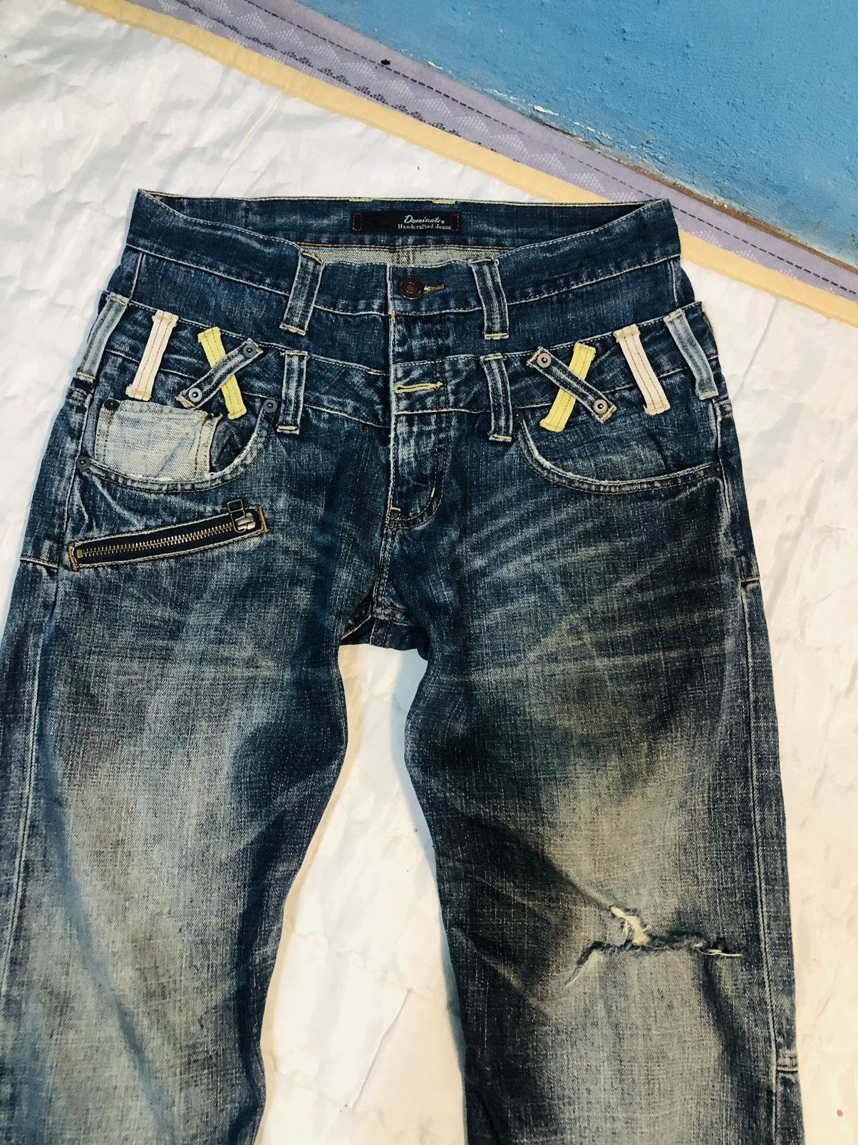 Japanese Brand Dominates Double Waist Jeans (2) Size US 30 / EU 46 - 3 Thumbnail