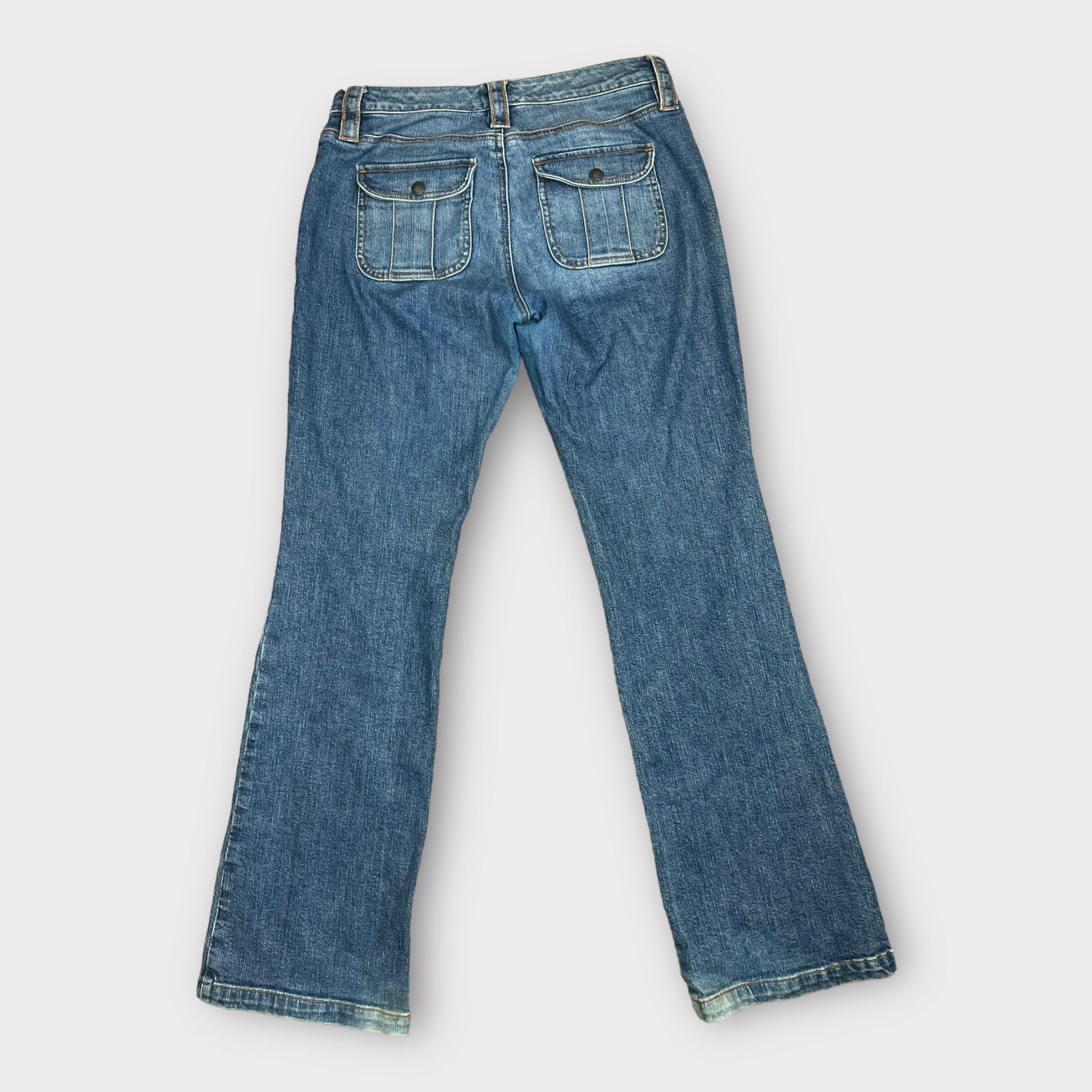 Vintage The Limited | Vintage Y2K Bootcut Nautical Jeans | 6 Size 28" / US 6 / IT 42 - 2 Thumbnail