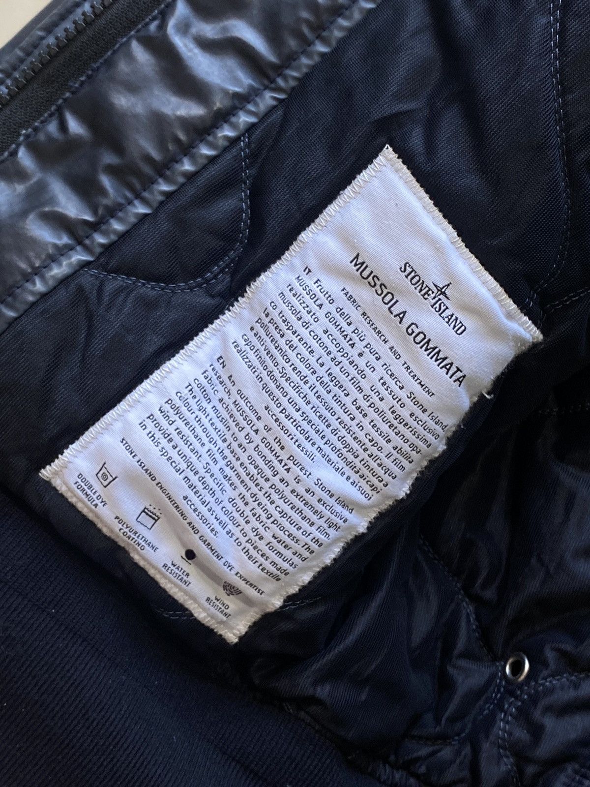 Stone Island Stone island Mussoula gommata waterproof jacket Size US L / EU 52-54 / 3 - 5 Thumbnail