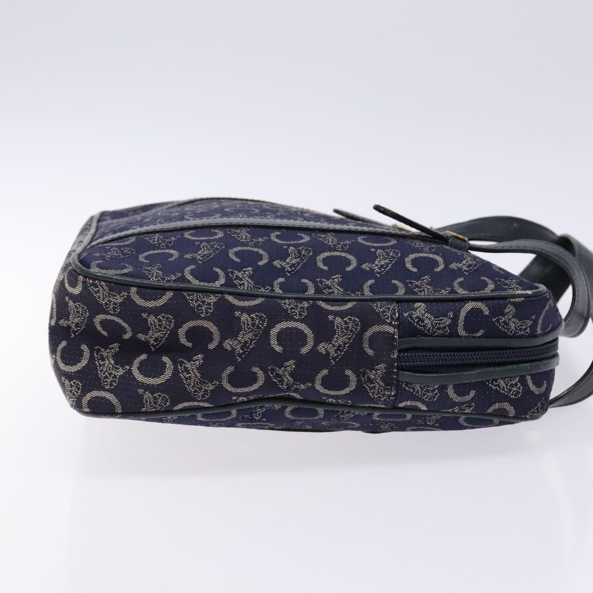 Celine CELINE Sulky Hand Bag Canvas Navy Size ONE SIZE - 4 Thumbnail