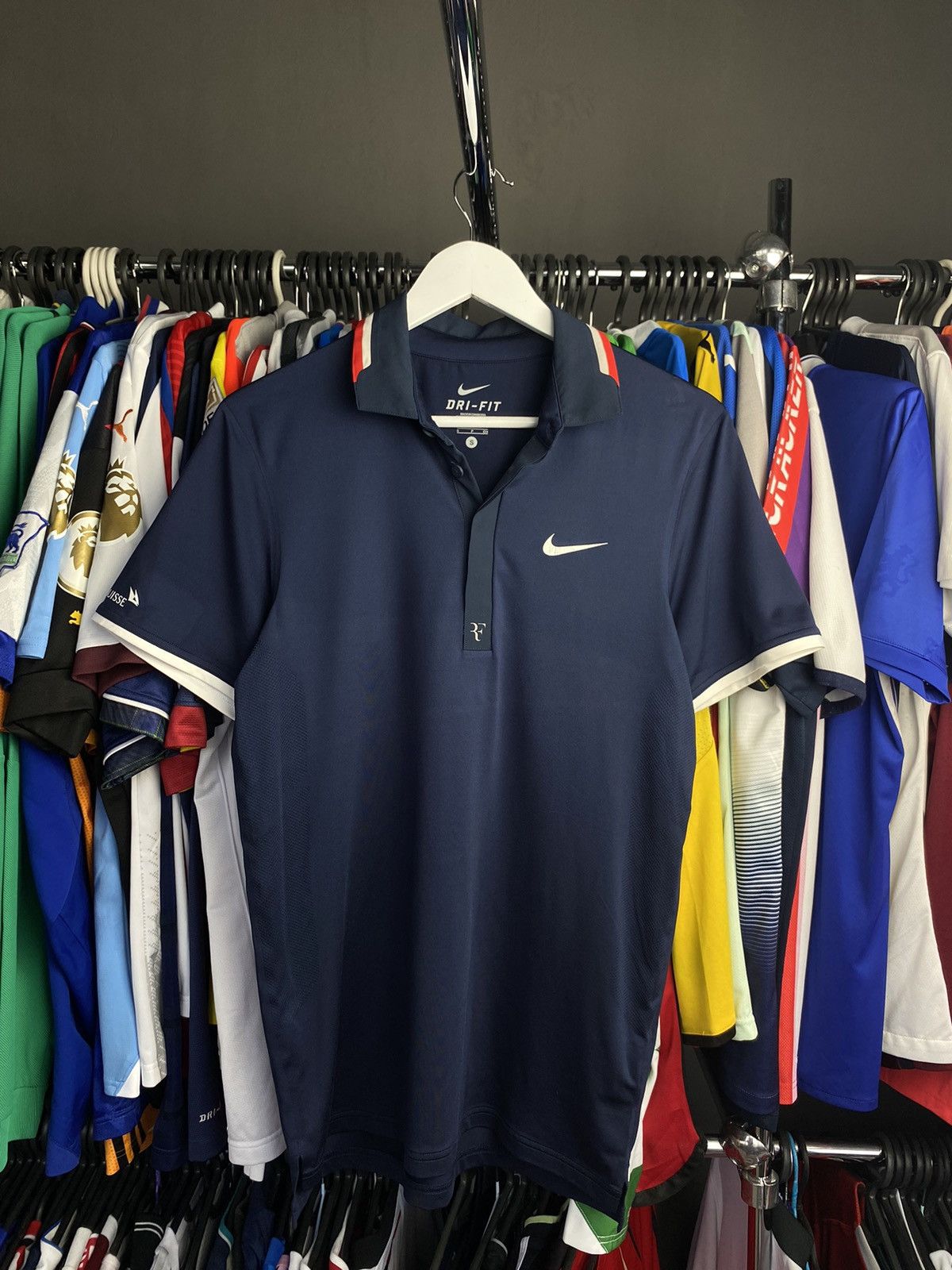 Nike Roger Federer RF 2012 US Open NYC Nike Tennis Polo Shirt Size US S / EU 44-46 / 1 - 1 Thumbnail