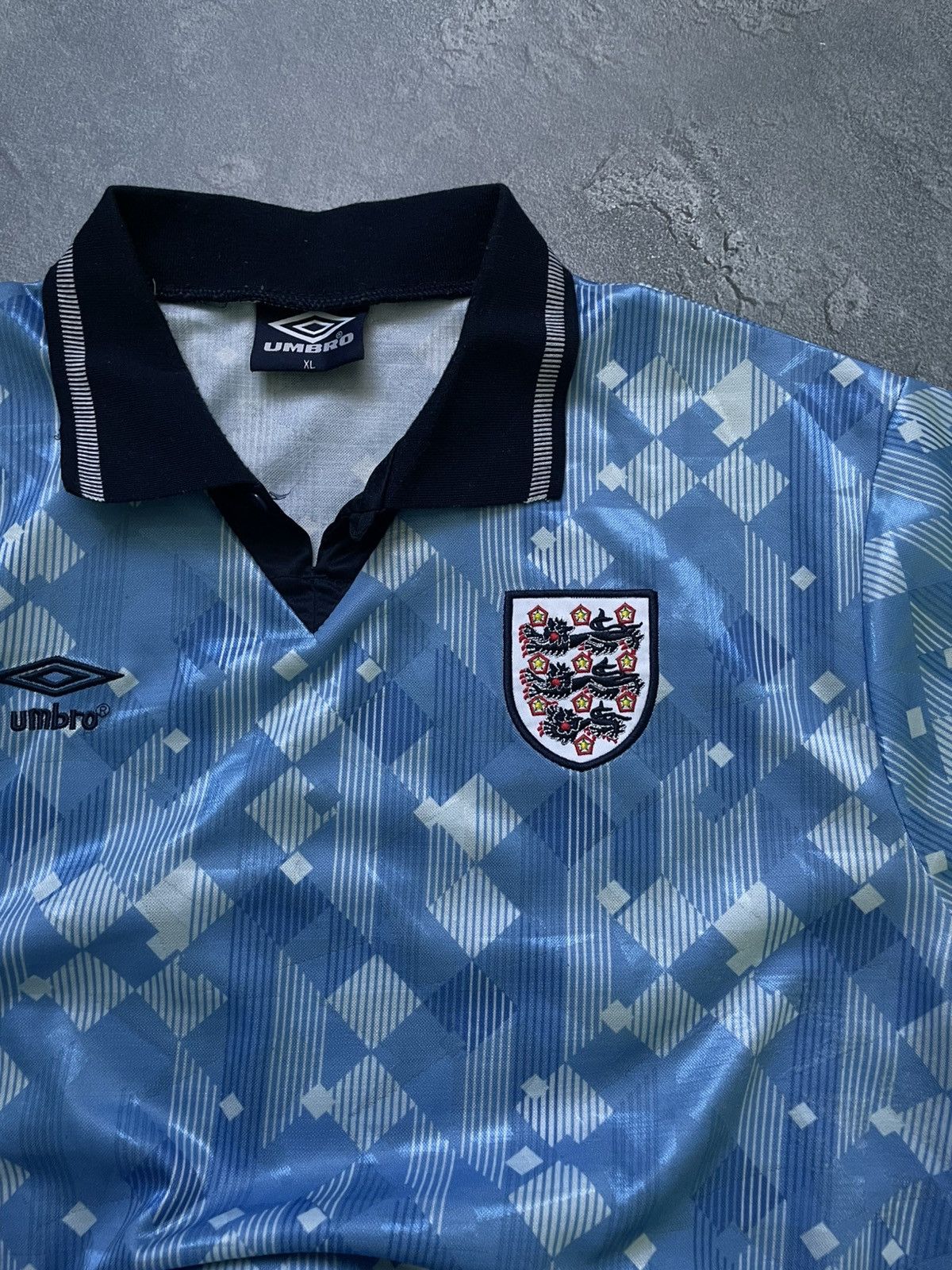 Umbro Vintage England 1990/1992 Football Jersey Size US XL / EU 56 / 4 - 4 Thumbnail