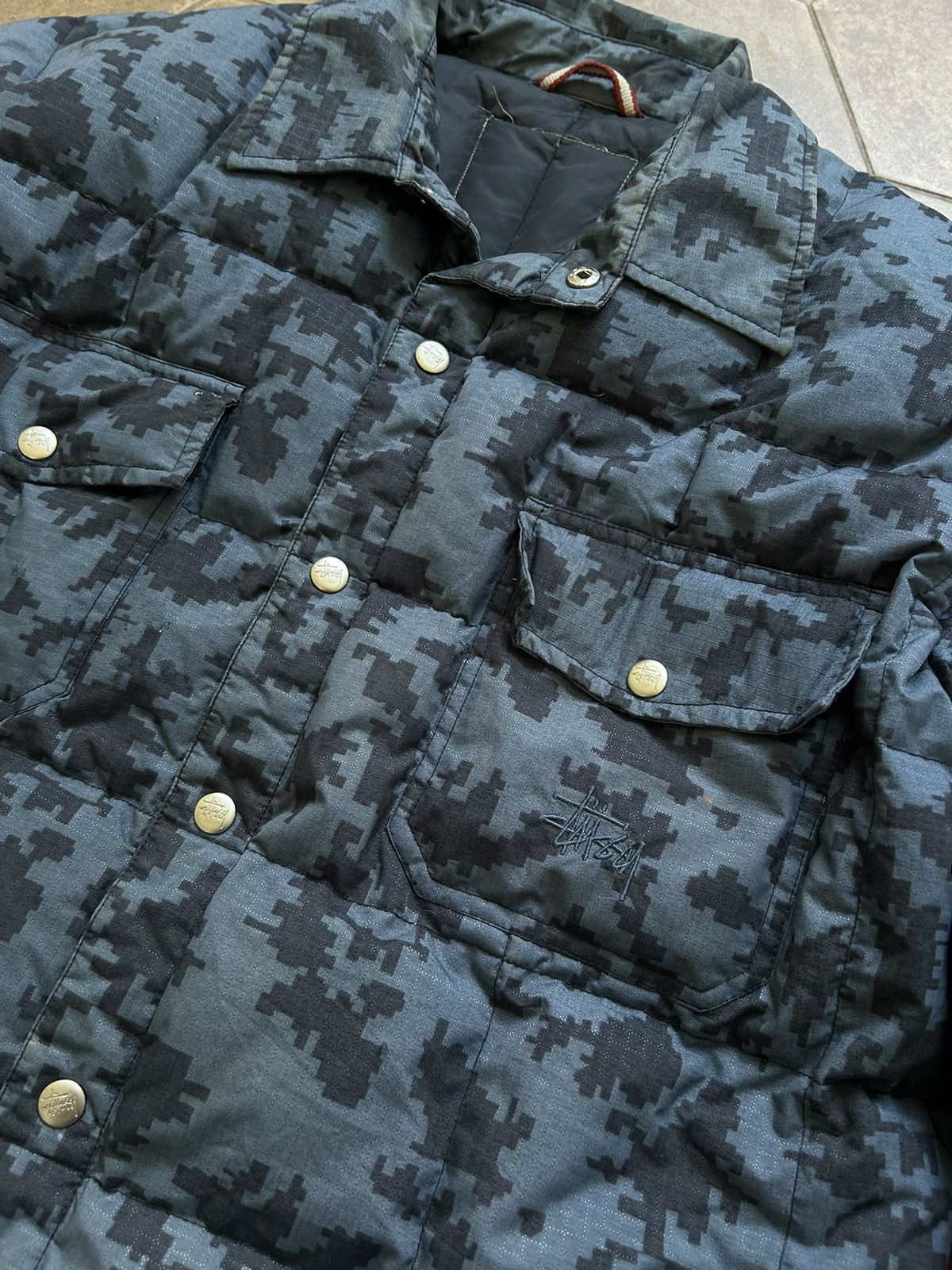 Stussy STUSSY DOWN JACKET CAMO JAPANES Size US L / EU 52-54 / 3 - 6 Thumbnail