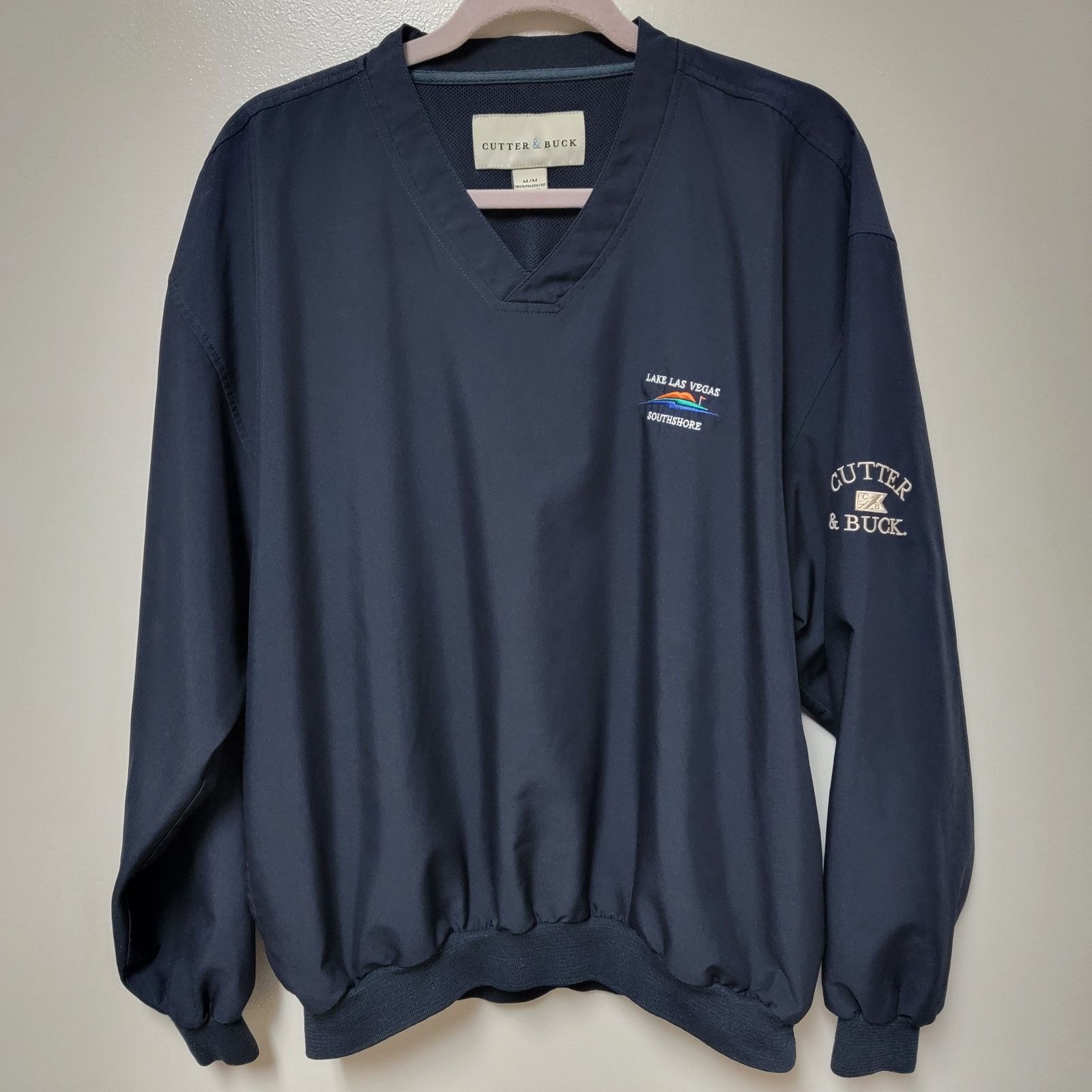 Cutter & Buck Cutter & Buck Mesh Lined Golf Shirt Lake Las Vegas Size M Size US M / EU 48-50 / 2 - 1 Thumbnail