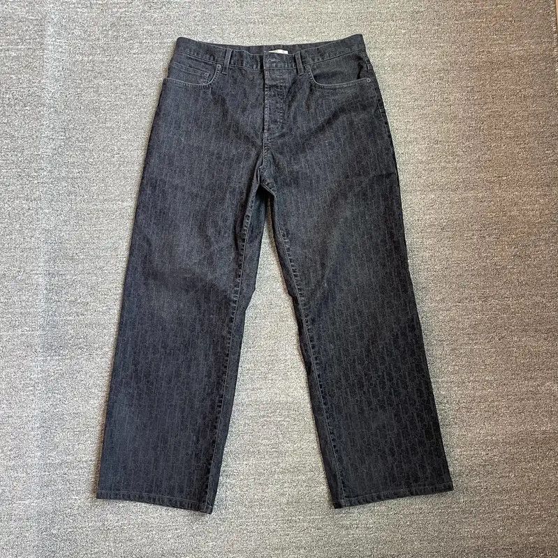 Dior Dior Black Denim Casual Pants for Men 0089 Size US 36 / EU 52 - 1 Thumbnail
