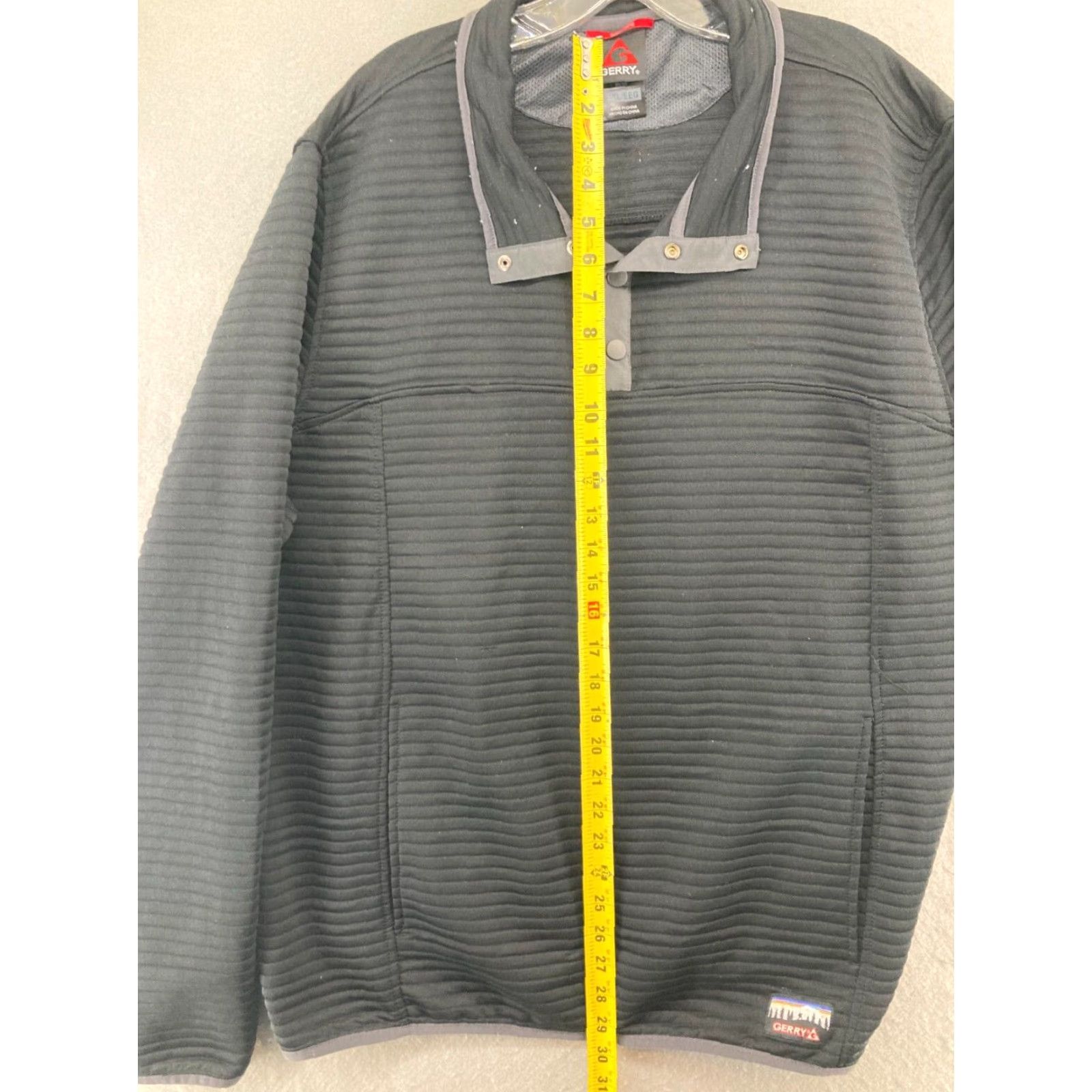 Vintage Gerry Jacket Mens 2XL Black Quilted Softshell Stand-Up Collar Outdoor Hiking Middle-Length Coat Men’s Regular Fit Casual Jacket Size US XXL / EU 58 / 5 - 3 Thumbnail