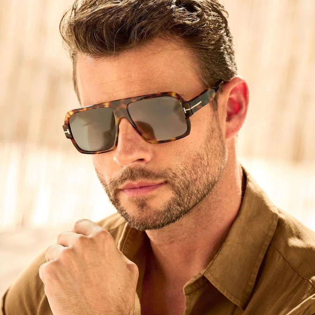 Tom Ford Tom Ford CAMDEN Men Sunglasses Pilot FT0933/S 53V Size ONE SIZE - 10 Thumbnail