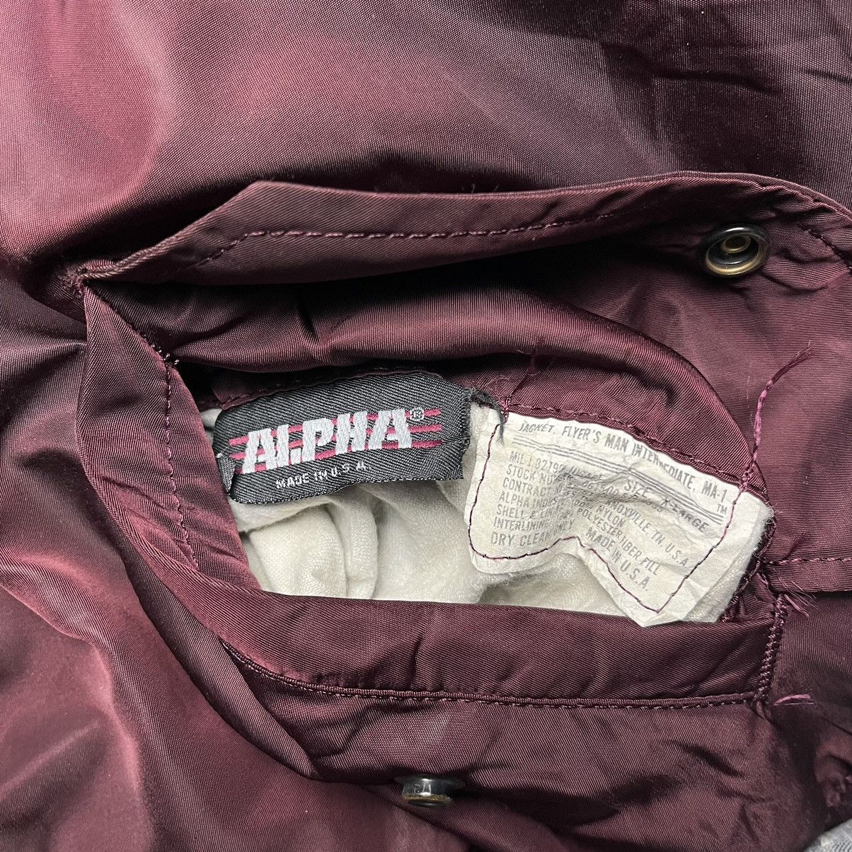 Alpha Industries VINTAGE ALPHA INDUSTRIES MA 1 BOMBER JACKET Size US XL / EU 56 / 4 - 7 Thumbnail