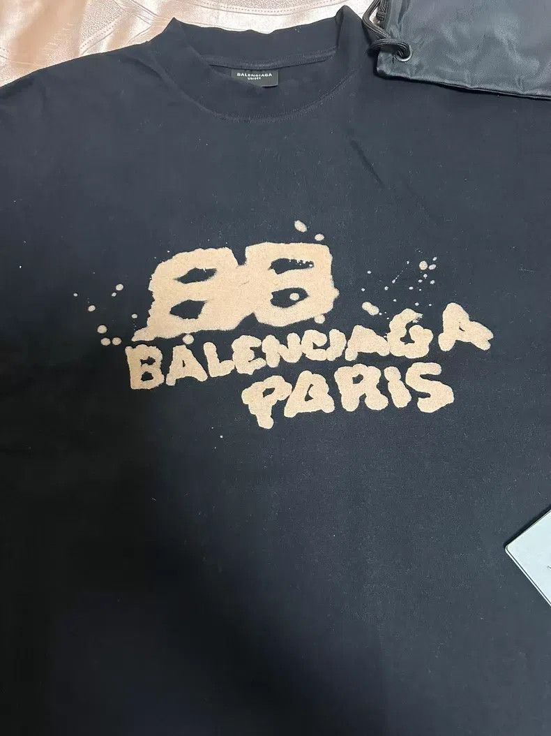 Balenciaga Balenciaga Classic Rendered Splatter Short Sleeve Size US M / EU 48-50 / 2 - 3 Thumbnail