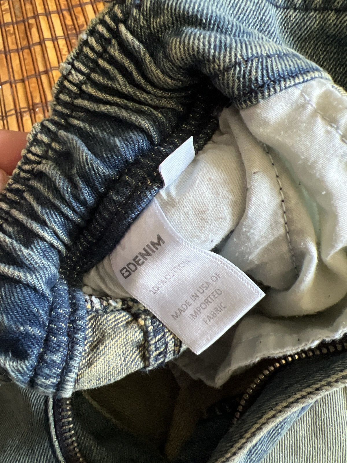 EB Denim EB Denim Cargo Pants in Light Blue Wash Denim New with Tags Size 34" / US 12 / IT 48 - 13 Thumbnail
