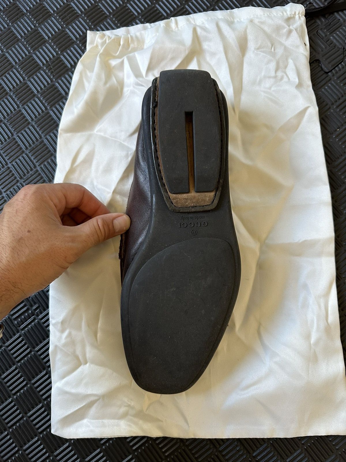 Gucci Brown Leather Gucci Drivers Size US 9 / EU 42 - 6 Thumbnail