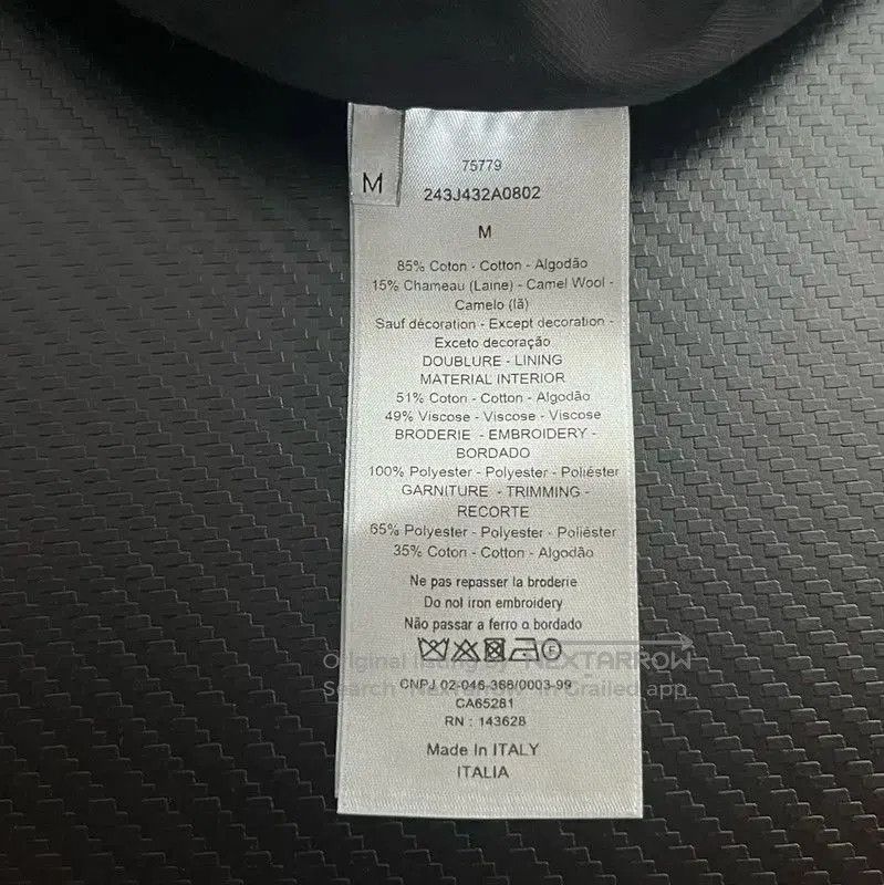 Dior Dior Black Cotton Men's Jacket . Size US M / EU 48-50 / 2 - 5 Thumbnail