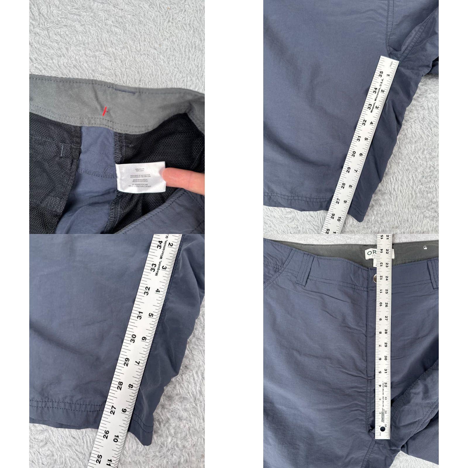 Orvis Orvis Shorts Men Blue Cargo 100% Nylon Hiking Camping Fishing 40x10 Mens Size US 40 / EU 56 - 8 Thumbnail