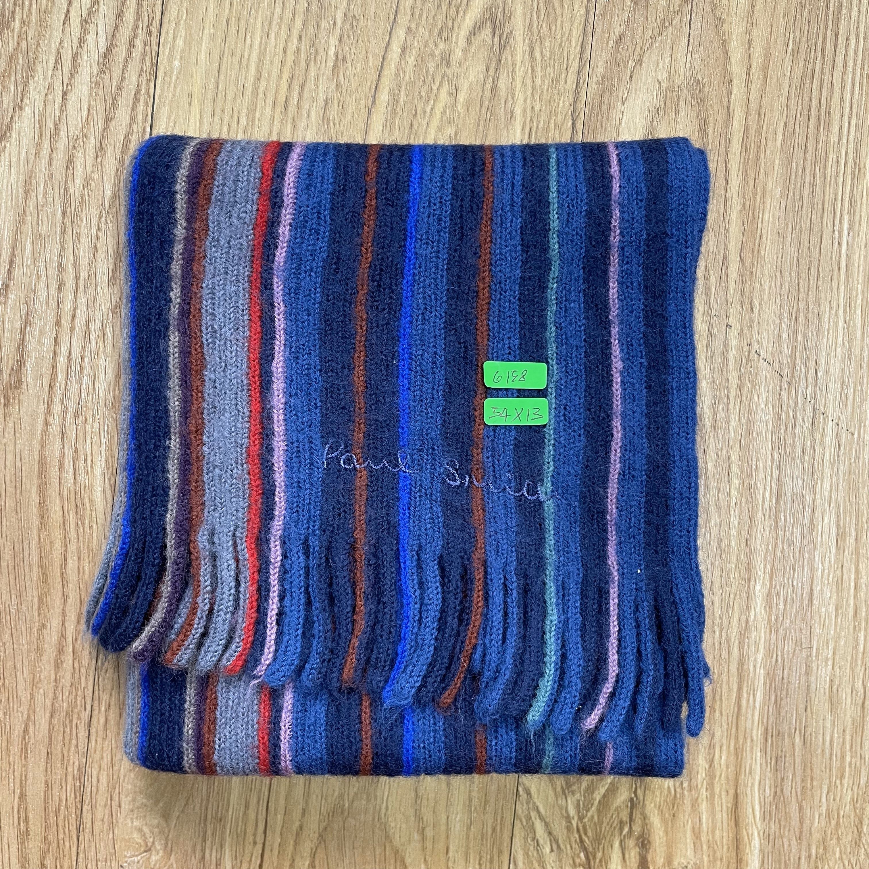 Paul Smith × Vintage Paul Smith Scarf / Muffler - 6158 Size ONE SIZE - 12 Thumbnail