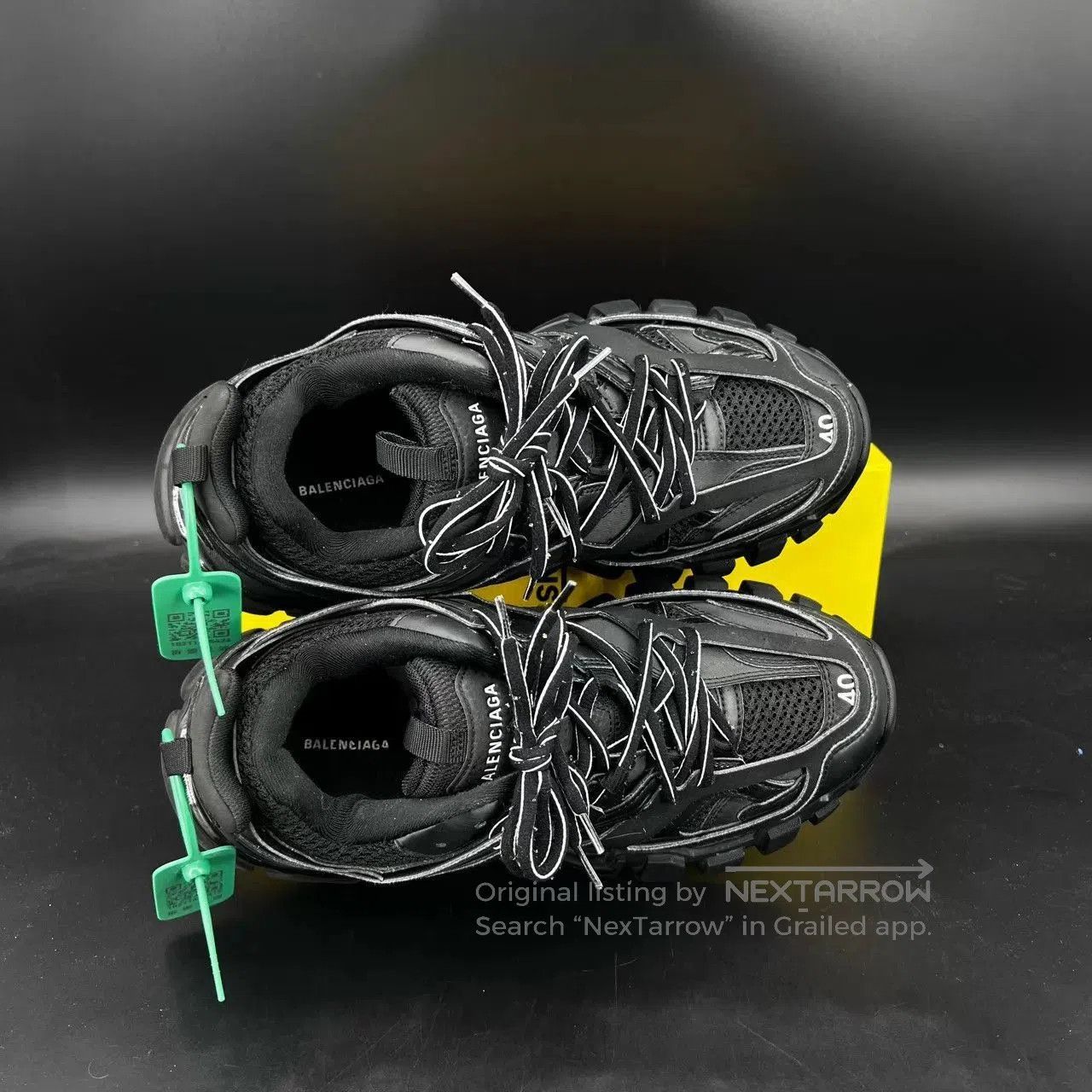 Balenciaga Black Athletic Sneakers Size 7. Size US 7 / EU 40 - 8 Thumbnail