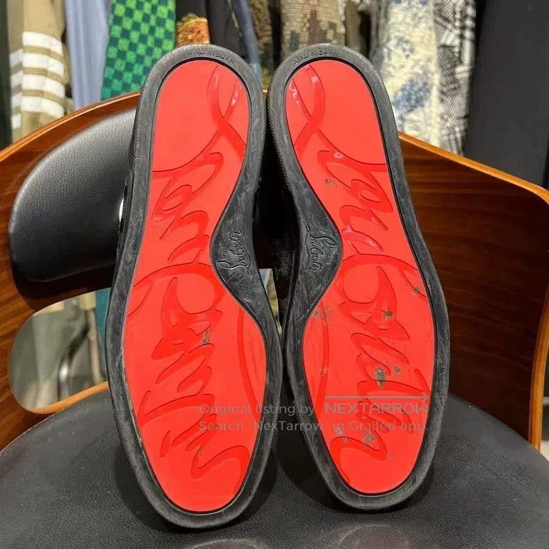 Christian Louboutin Black Studded High. Size US 7.5 / EU 40-41 - 9 Thumbnail