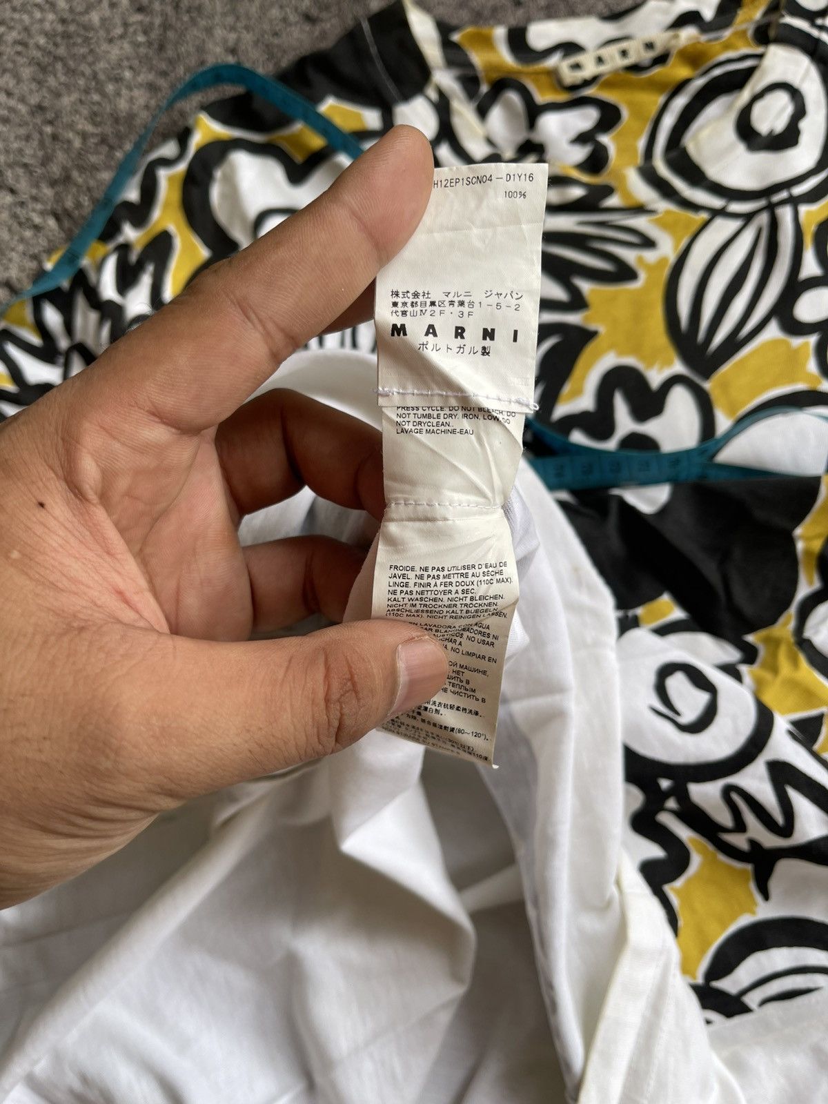 Japanese Brand Marni flower tshirt Size US M / EU 48-50 / 2 - 8 Thumbnail