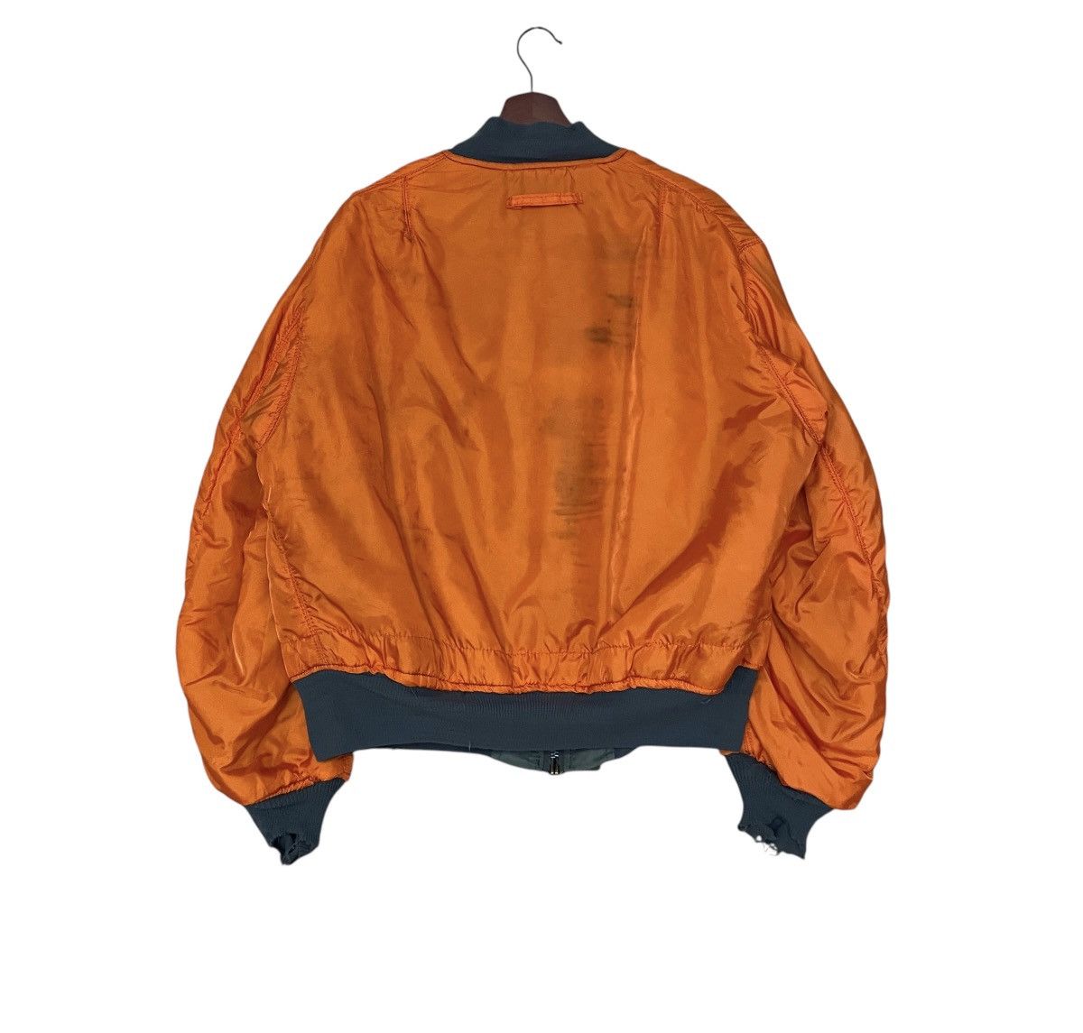 Alpha Industries Vintage Alpha Industries MA-1 Fly Jacket 1980s Size US XL / EU 56 / 4 - 10 Thumbnail